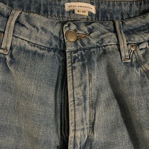 Good American super wide leg jeans